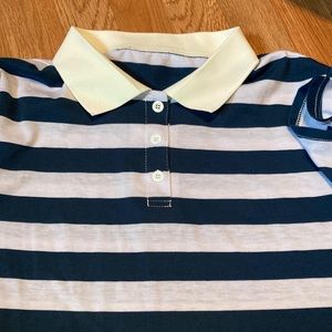 Crop polo tee